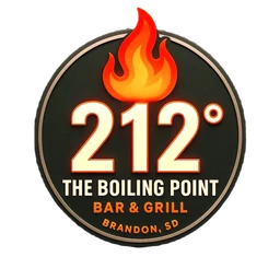 212° The Boiling Point flame badge