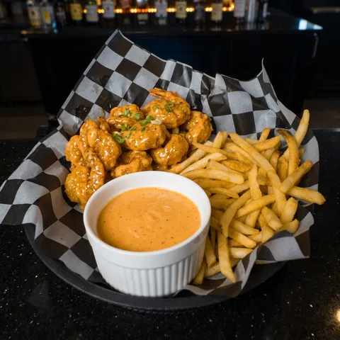 Bang Bang Shrimp at 212 The Boiling Point: Battered shrimp tossed in Bang Bang sauce