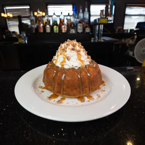 Butter Toffee Bundt Cake at 212 The Boiling Point: With whipped cream