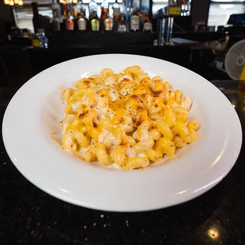 Mac and Cheese at 212 The Boiling Point: Cavatappi noodles smothered in our house made cheddar cheese sauce